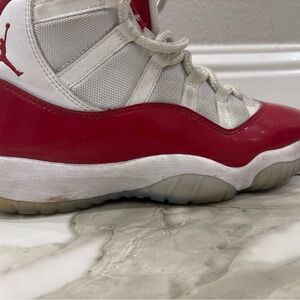 Kids Red and White Sneakers